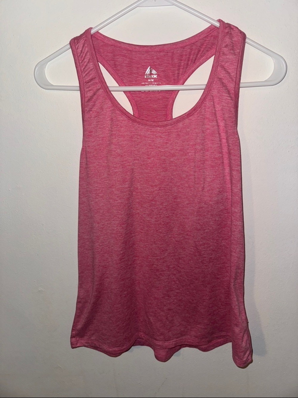 RBX Heather Pink Racerback Tank - Women's Activewear
